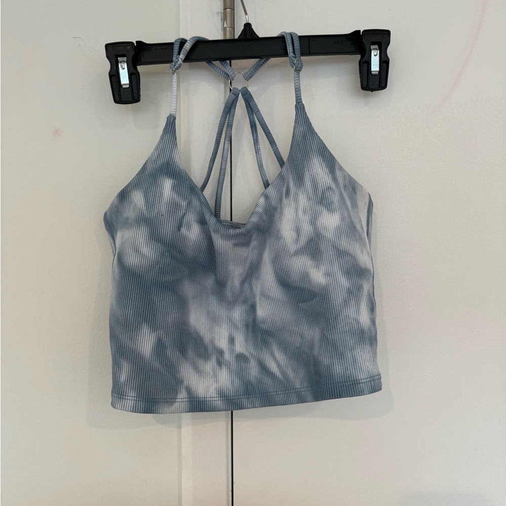 Carbon 38 blue tiedye bra - M